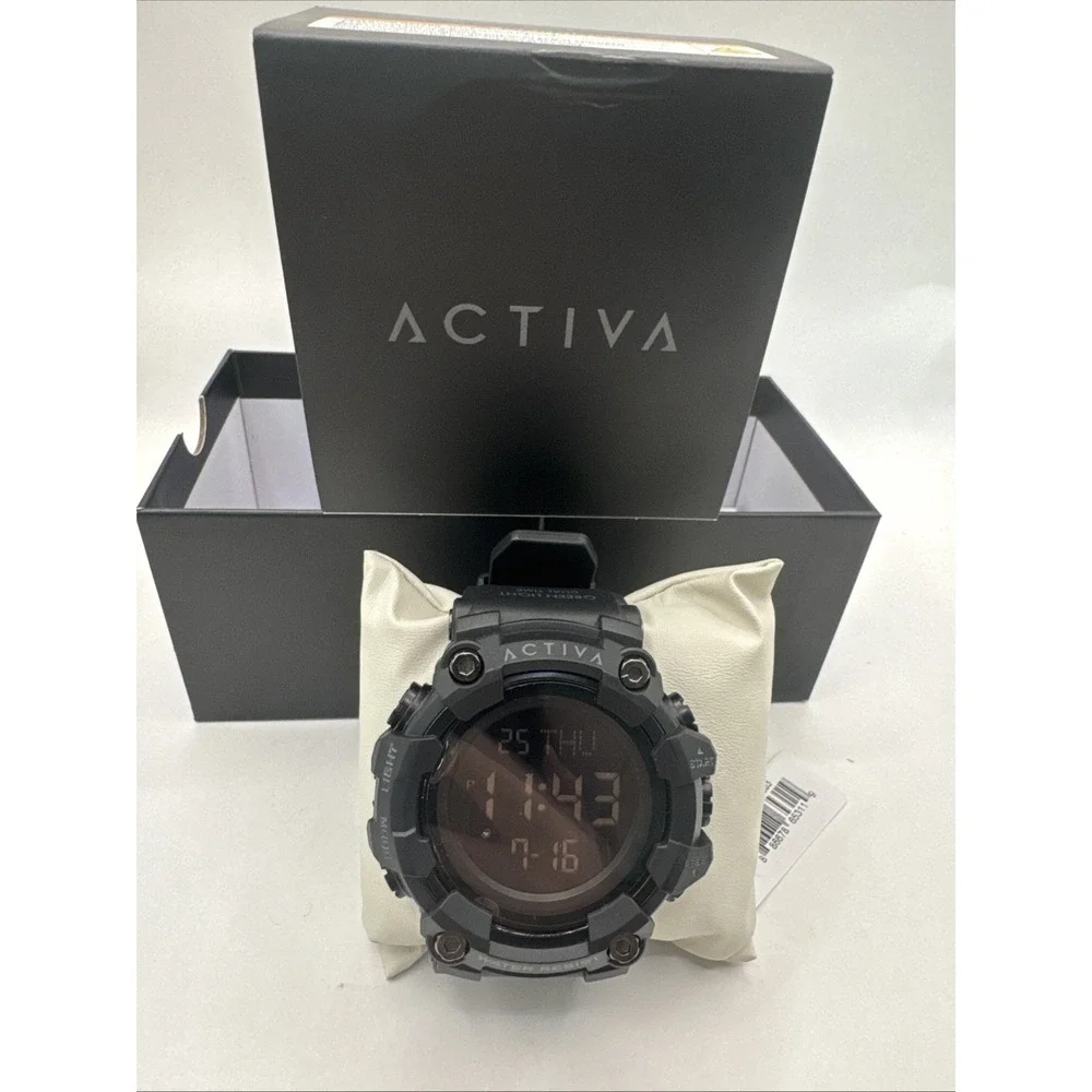 Activa X Invicta Digital Men's Watch - 56mm, Black (ACW1968-003)